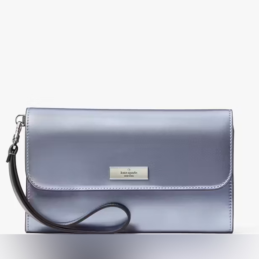 Kate Spade Kenzie Boxed Medium Flap Wristlet Candied Flower - Picture 14 of 16
